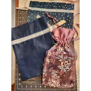 3 Various size/color Organza Gift Bags
